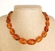 Amber Necklace Made of Precious Honey Baltic Amber
