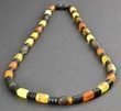 Rustic Men's Amber Necklace - SOLD OUT