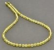 Men's Amber Necklace Made of Lemon Amber Beads