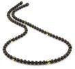 Stunning Men's Beaded Necklace Made of Precious Baltic Amber