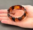 Amber Bracelet Made of Cognac and Cherry Baltic Amber