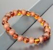 Amber Healing Bracelet Made of Raw and Polished Cognac Amber