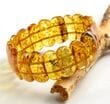 Amber Bracelet Made of Precious Healing Baltic Amber 