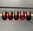 5 Pcs Wholesale Pandora Style Amber Charm Beads - SOLD OUT