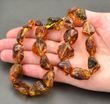 Amber Necklace Made of Free Shape Baltic Amber