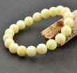Amber Bracelet Made of Precious Butterscotch Baltic Amber