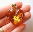 Amber Heart Pendant - SOLD OUT