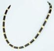 Men's Beaded Necklace Made of Precious Baltic Amber