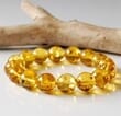 Amber Bracelet Made of Precious Healing Baltic Amber 