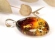 Amber Pendant Made of Precious Healing Baltic Amber