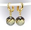 Faceted Amber Earrings Made of Precious Baltic Amber - SOLD OUT
