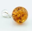 Amber Pendant Made of Made of Light Cognac Baltic Amber