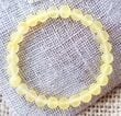 Raw Amber Healing Bracelet Made of Lemon Color Raw Amber 