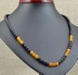 Men's Beaded Necklace Made of Amazing Healing Baltic Amber