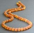 Raw Amber Healing Necklace Made of Cognac Color Amber