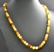 Raw Amber Necklace Made of Cognac, Honey, Lemon, Butterscotch Amber