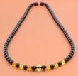 Men's Beaded Necklace Made of Precious Baltic Amber
