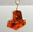 Thor's Hammer Pendant Made of Cognac Baltic Amber