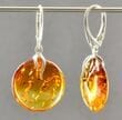 Amber Earrings Made of Precious Baltic Amber