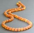 2 Matching Amber Necklaces for Mom and Child Raw Light Cognac Amber