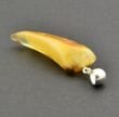 Men's Amulet Pendant Made of Raw Baltic Amber