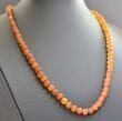 Raw Amber Healing Necklace Made of Cognac Color Amber