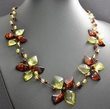 Amber Flower Necklace - SOLD OUT