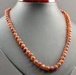 Raw Cognac Amber Healing Necklace Made of Baroque Baltic Amber