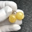 Butterscotch Amber Earrings Made of Butterscotch Color Baltic Amber
