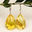 Clear Lemon Amber Earrings - SOLD OUT