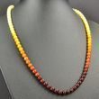 Rainbow Amber Necklace Made of Precious Baltic Amber 