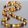 TWO Matching Multicolor Amber Necklaces for Mom and Child