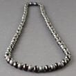 Men's Amber Necklace Made of Raw and Polished Amber. Unisex.
