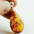 Amber Pendant Made of Precious Honey Baltic Amber