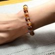 Amber Bracelet Made of Polished and Matte Baltic Amber 