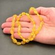 Amber Healing Necklace Made of Raw and Polished Baltic Amber 