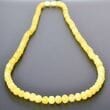 Butterscotch Amber Necklace Made of Baroque Shape Amber