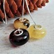 3 Pcs Pandora Style Amber Charm Beads - SOLD OUT