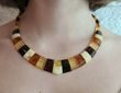 Cleopatra Amber Necklace Made of Multicolor Baltic Amber