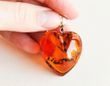 Amber Heart Pendant - SOLD OUT