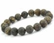 Men's Amber Bracelet Made of Larger 12 mm Raw Amber Beads