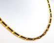 Men's Necklace Made of Tube and Round Shape Baltic Amber