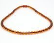 Men's Beaded Necklace Made of Amazing Baltic Amber 