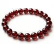  Men's Amber Bracelet Made of Light Cherry Color Amber