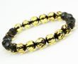 Faceted Amber Bracelet Made of Precious Baltic Amber