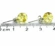Amber Stud Earrings Made of Precious Lemon Baltic Amber