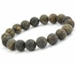 Raw Amber Healing Bracelet Made of Larger 12 mm Amber Beads