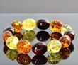  Amber Bracelet Made of Golden Cognac Cherry Color Baltic Amber