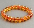  Amber Healing Bracelet Made of Baroque Shape Amber Beads