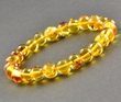Amber Healing Bracelet Made of Golden Baltic Amber 